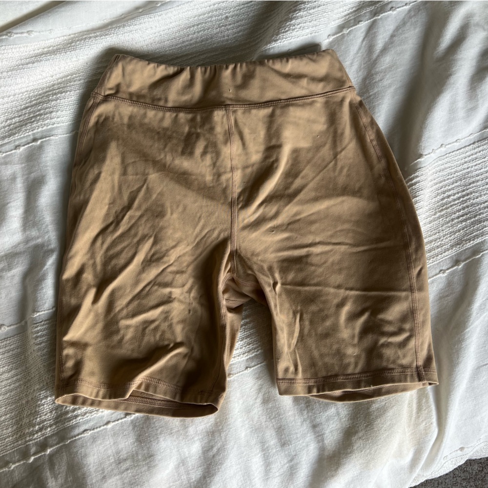 👁️‍🗨️8$sale👁️‍🗨️ La Hearts Tan Biker Shorts